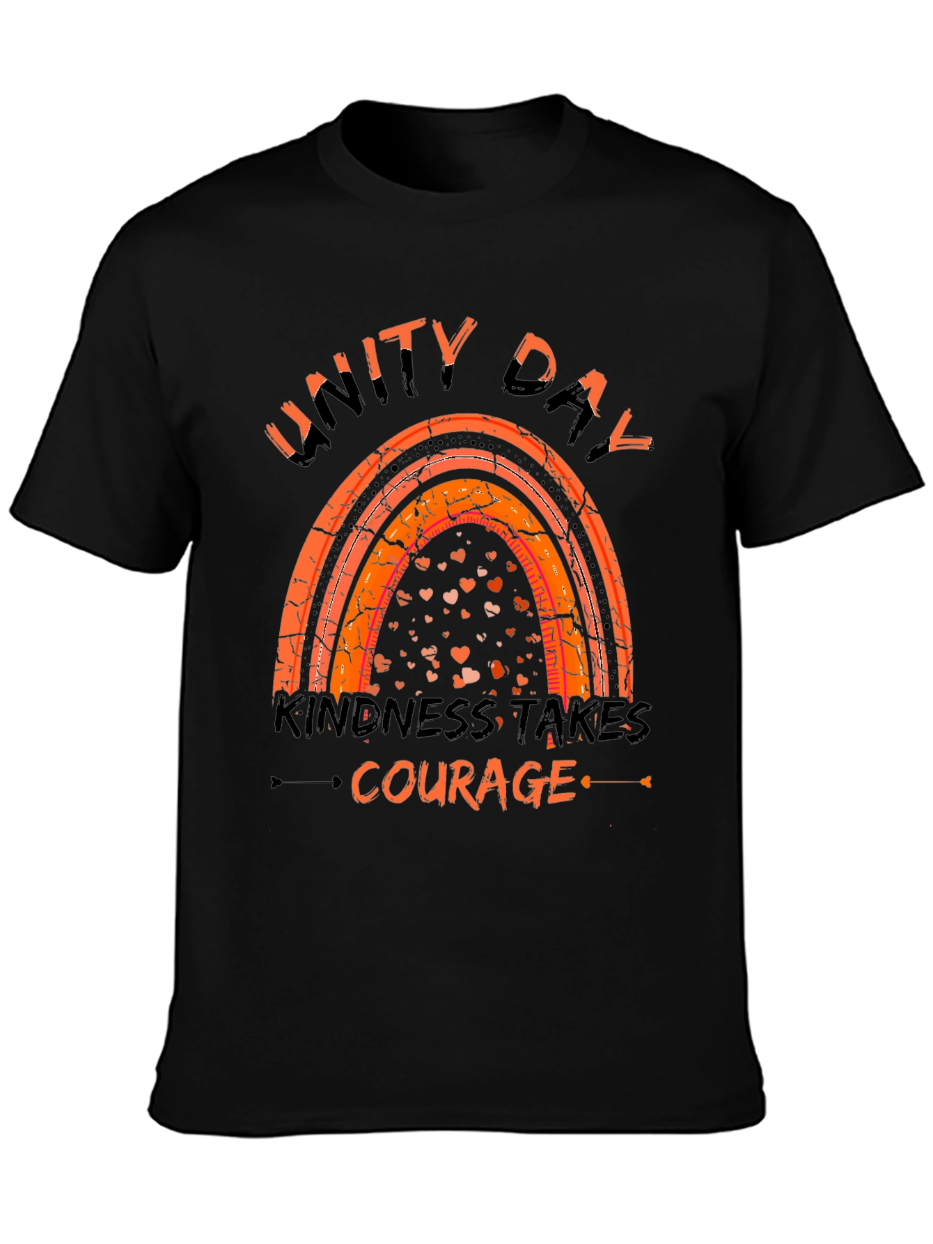 Unity Day Kindness Takes Courage Graphic T-Shirt