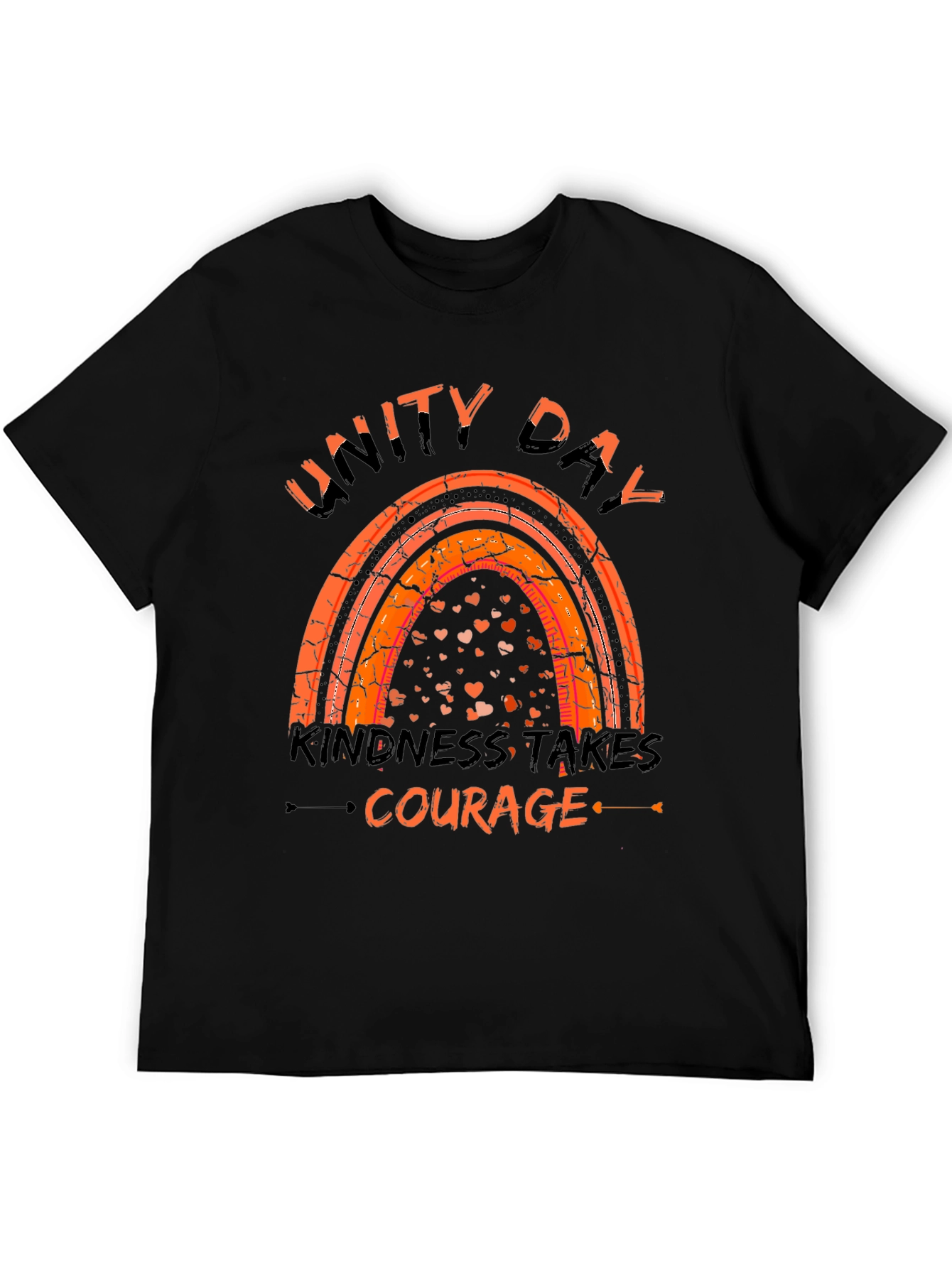 Unity Day Kindness Takes Courage Graphic T-Shirt