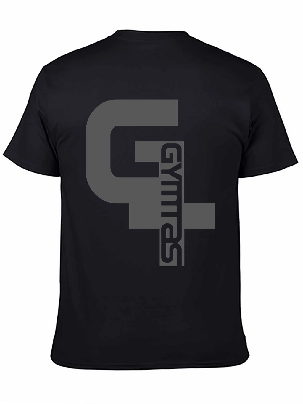 Gymras T-Shirt - Black Cotton Blend Graphic Tee
