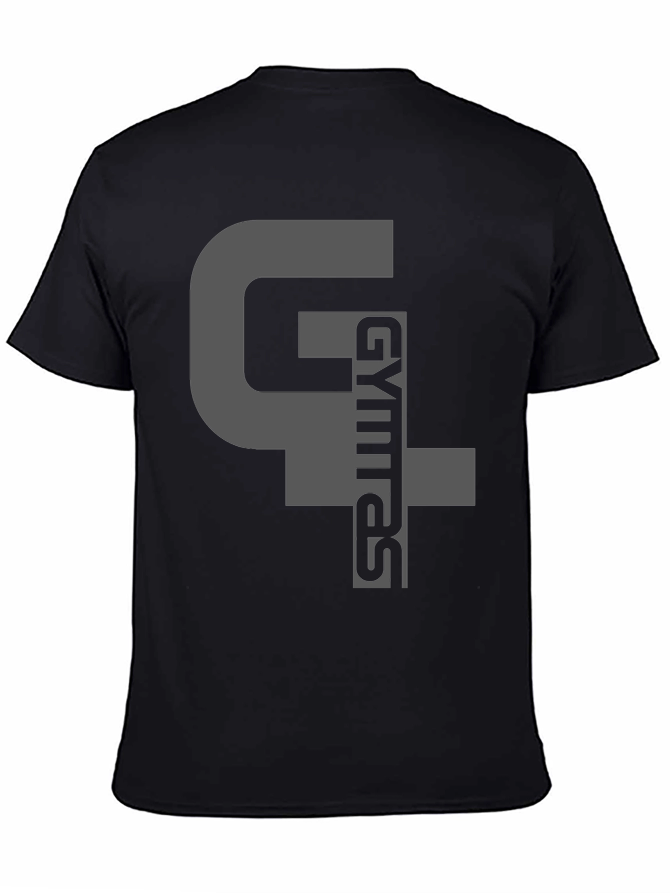 Gymras T-Shirt - Black Cotton Blend Graphic Tee