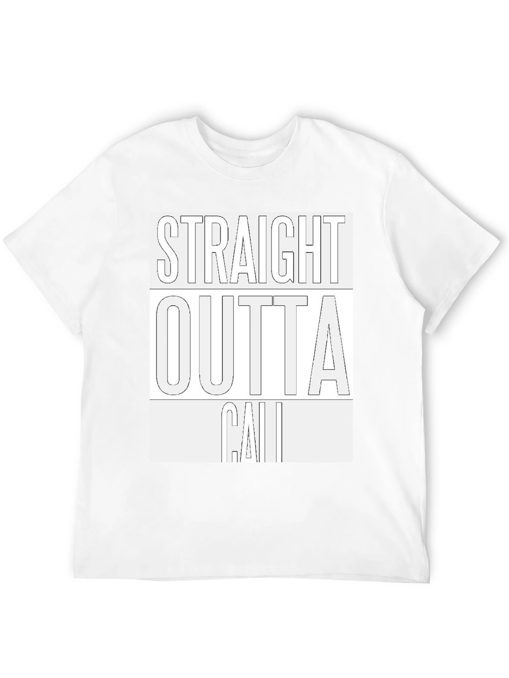 Straight Outta Cali Graphic Tee - Black