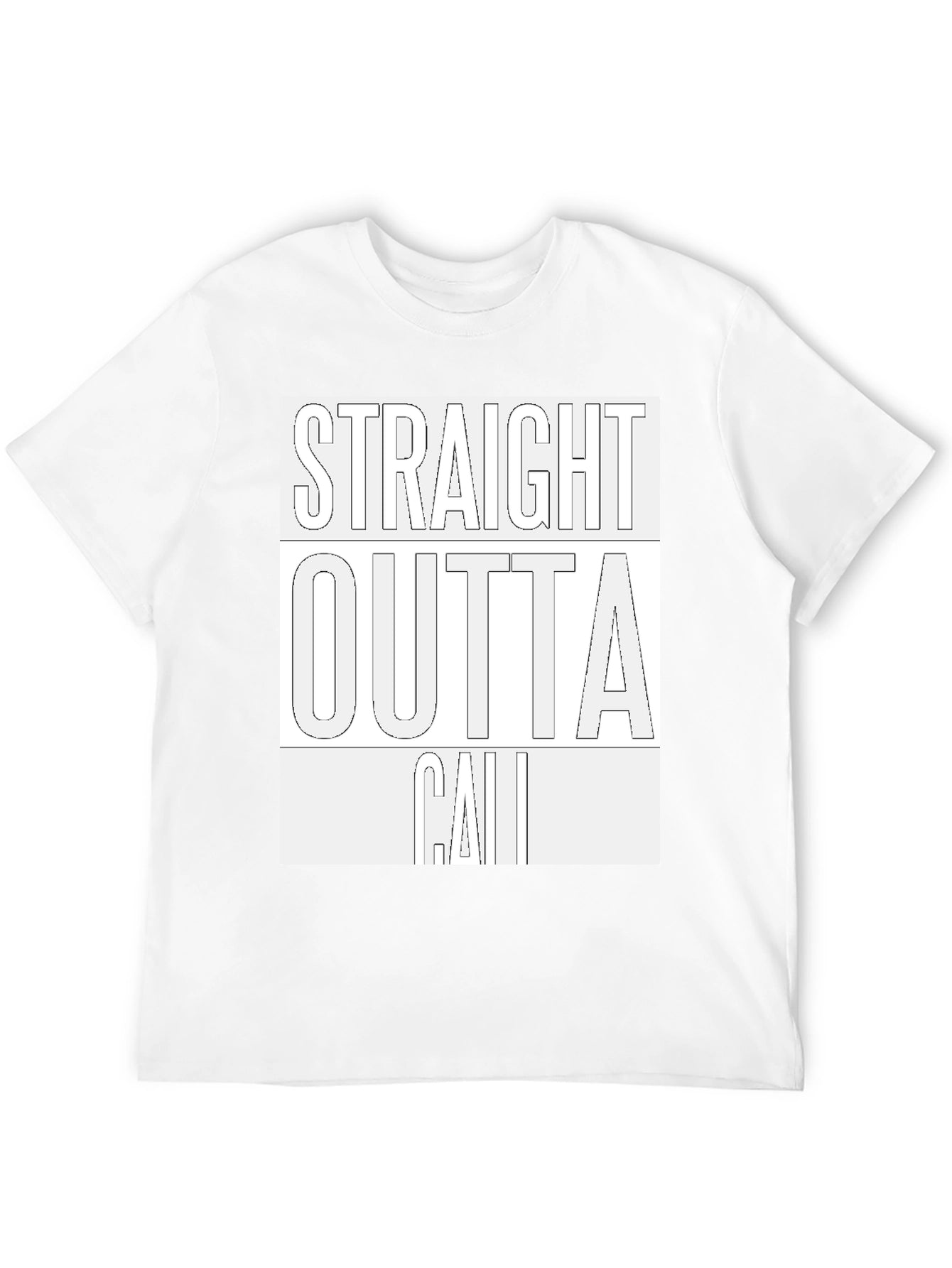 Straight Outta Cali Graphic Tee - Black