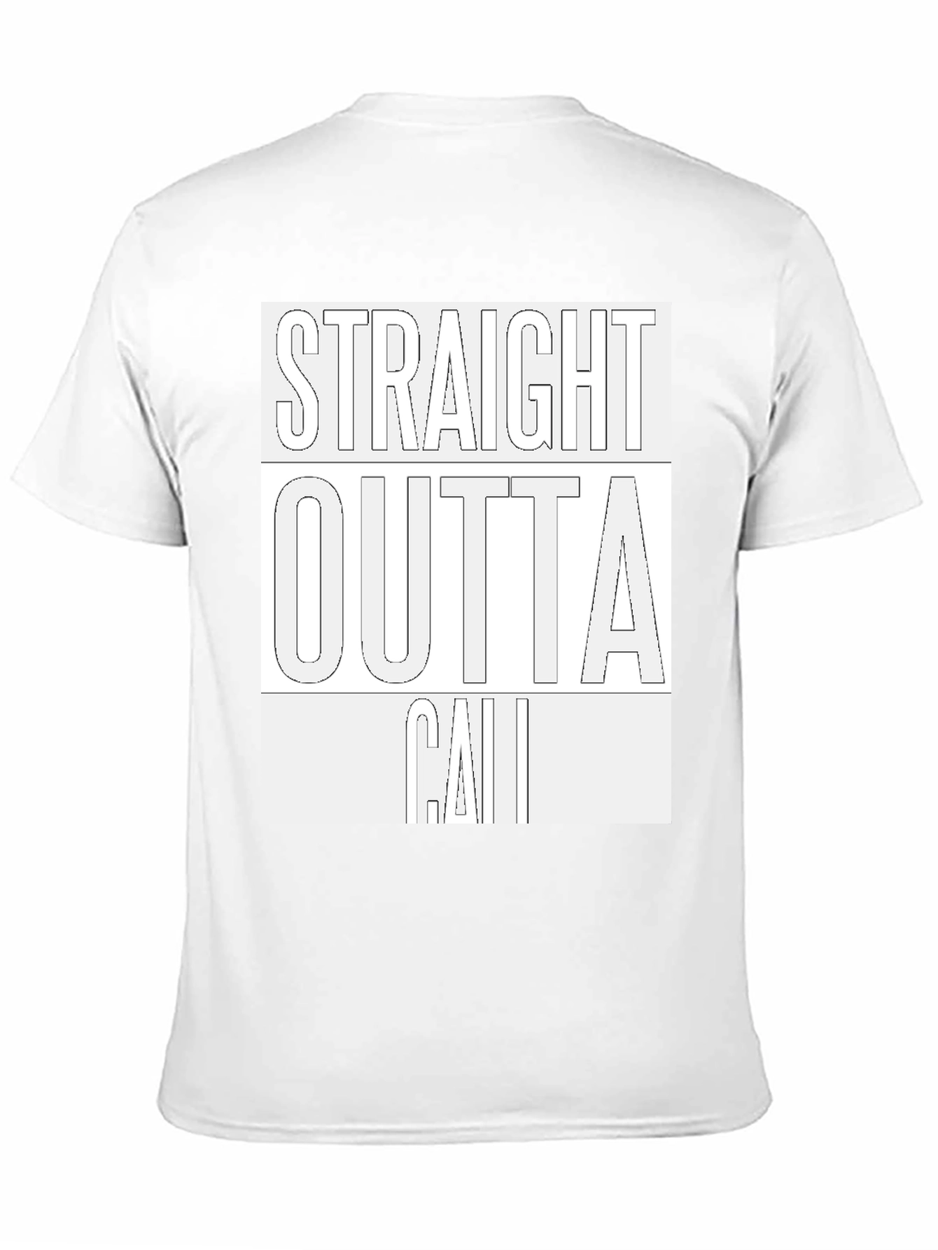 Straight Outta Cali Graphic Tee - Black