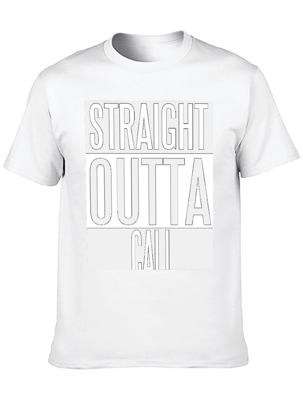 Straight Outta Cali Graphic Tee - Black