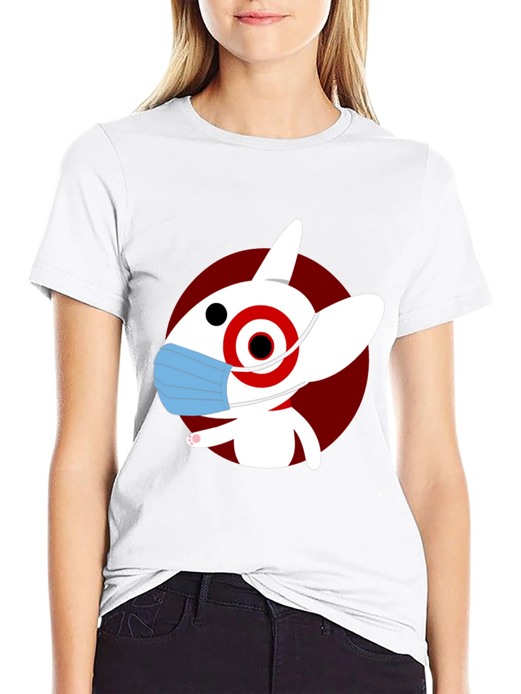 Bullseye Dog Mask T-Shirt - Modern Graphic Tee