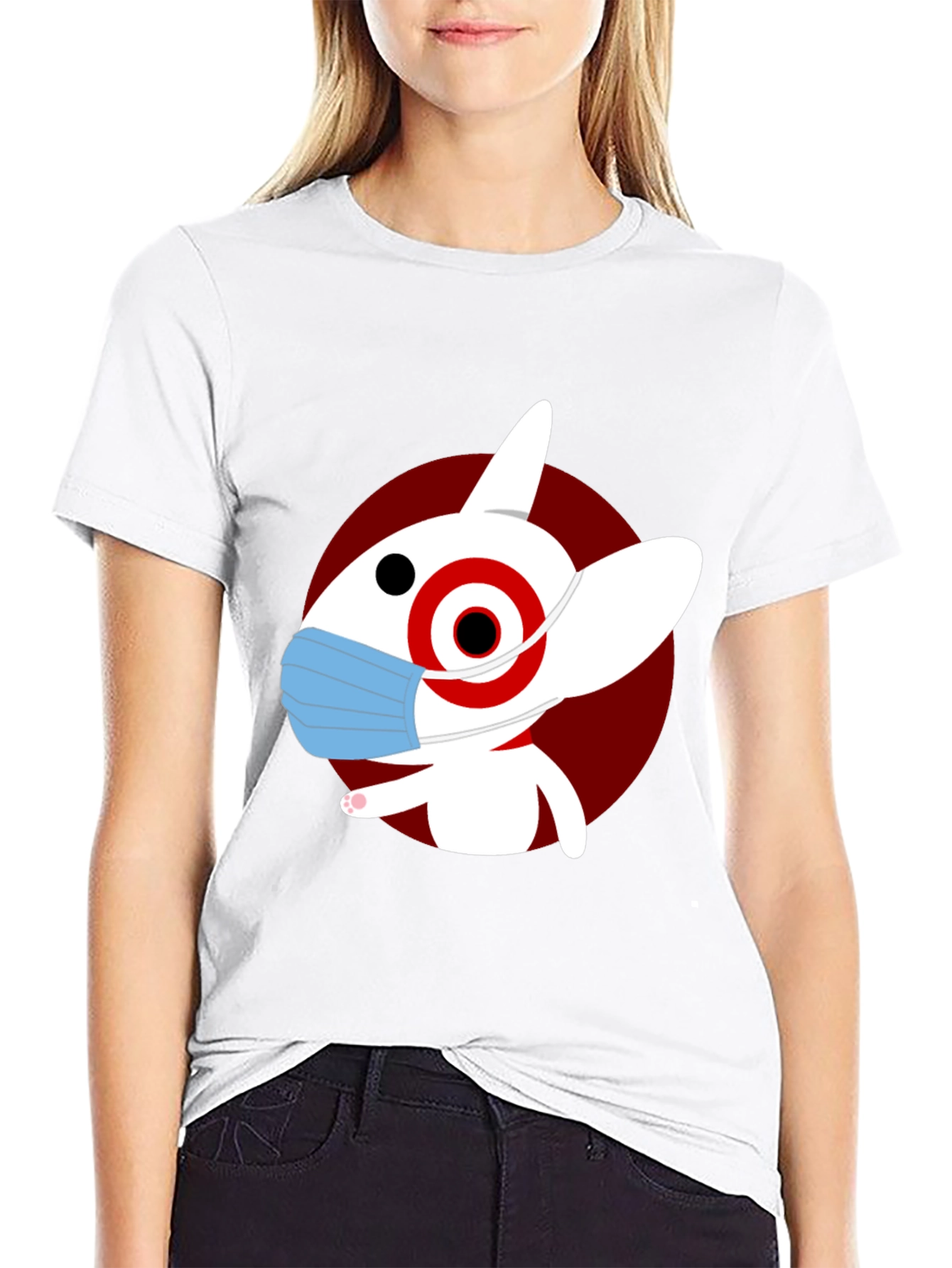 Bullseye Dog Mask T-Shirt - Modern Graphic Tee