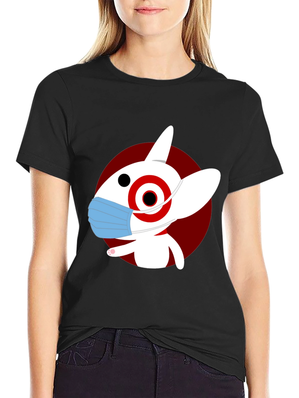 Bullseye Dog Mask T-Shirt - Modern Graphic Tee