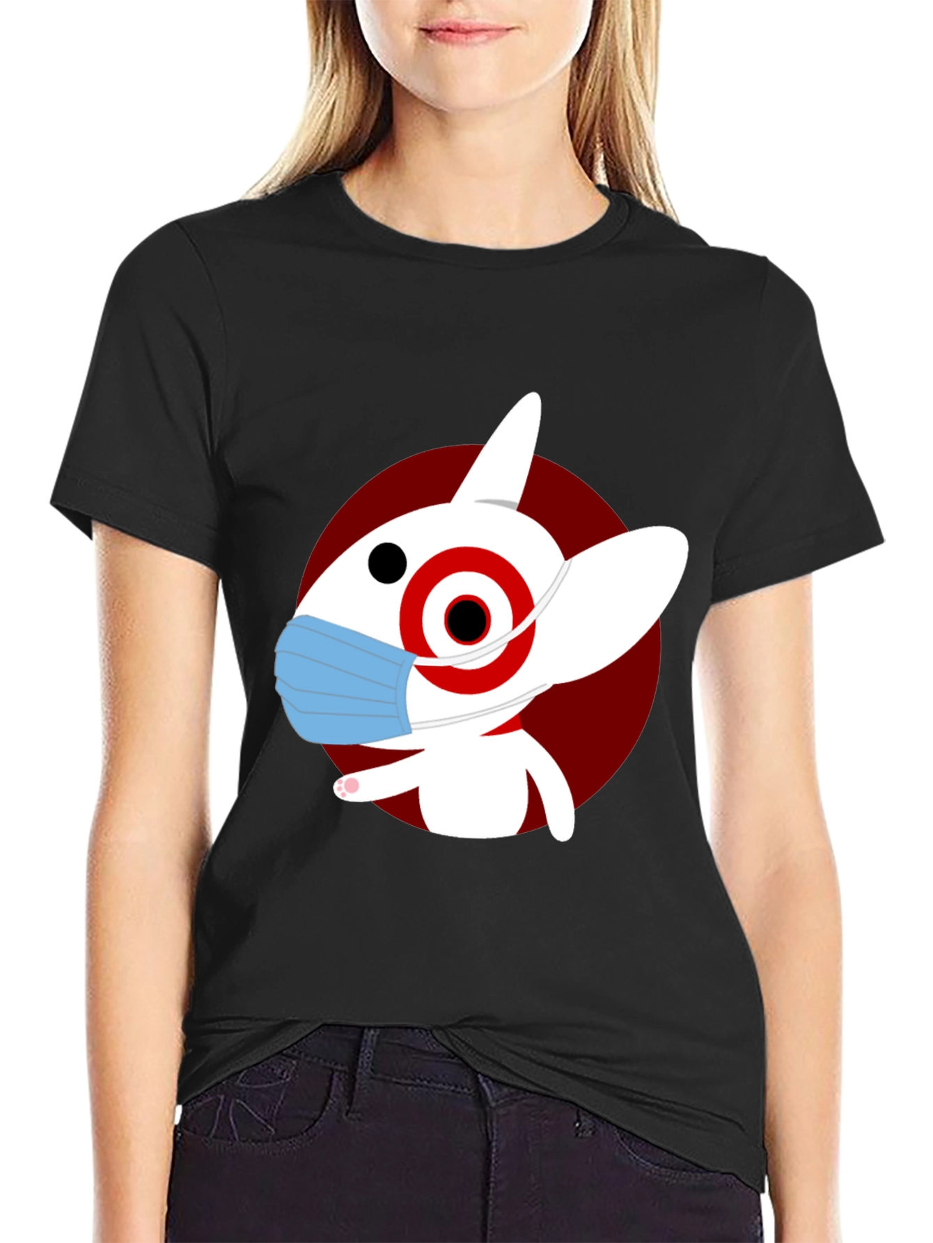 Bullseye Dog Mask T-Shirt - Modern Graphic Tee