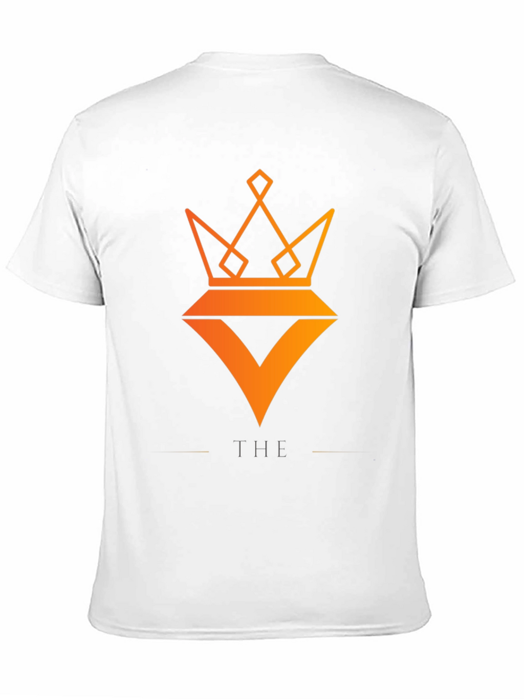 Modern Crown Graphic Black T-Shirt