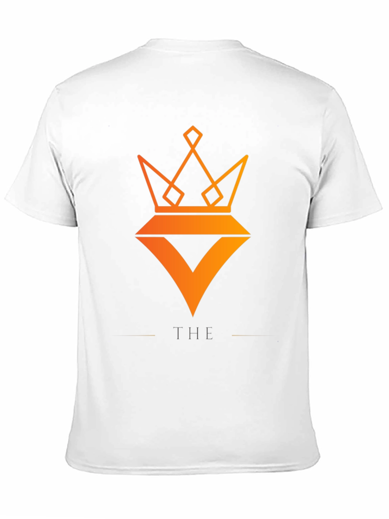 Modern Crown Graphic Black T-Shirt