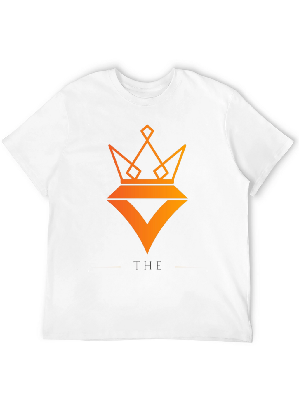 Modern Crown Graphic Black T-Shirt