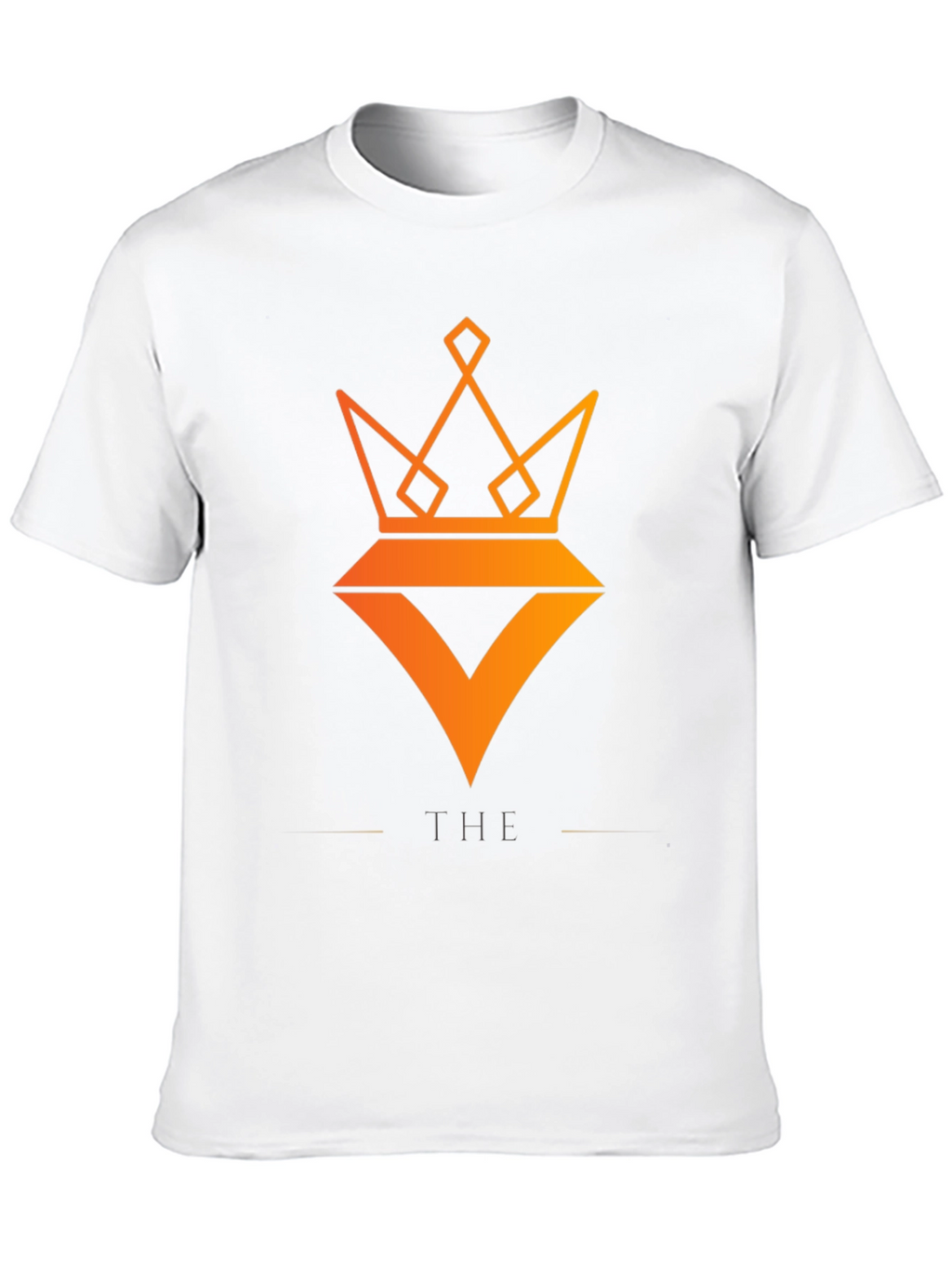 Modern Crown Graphic Black T-Shirt