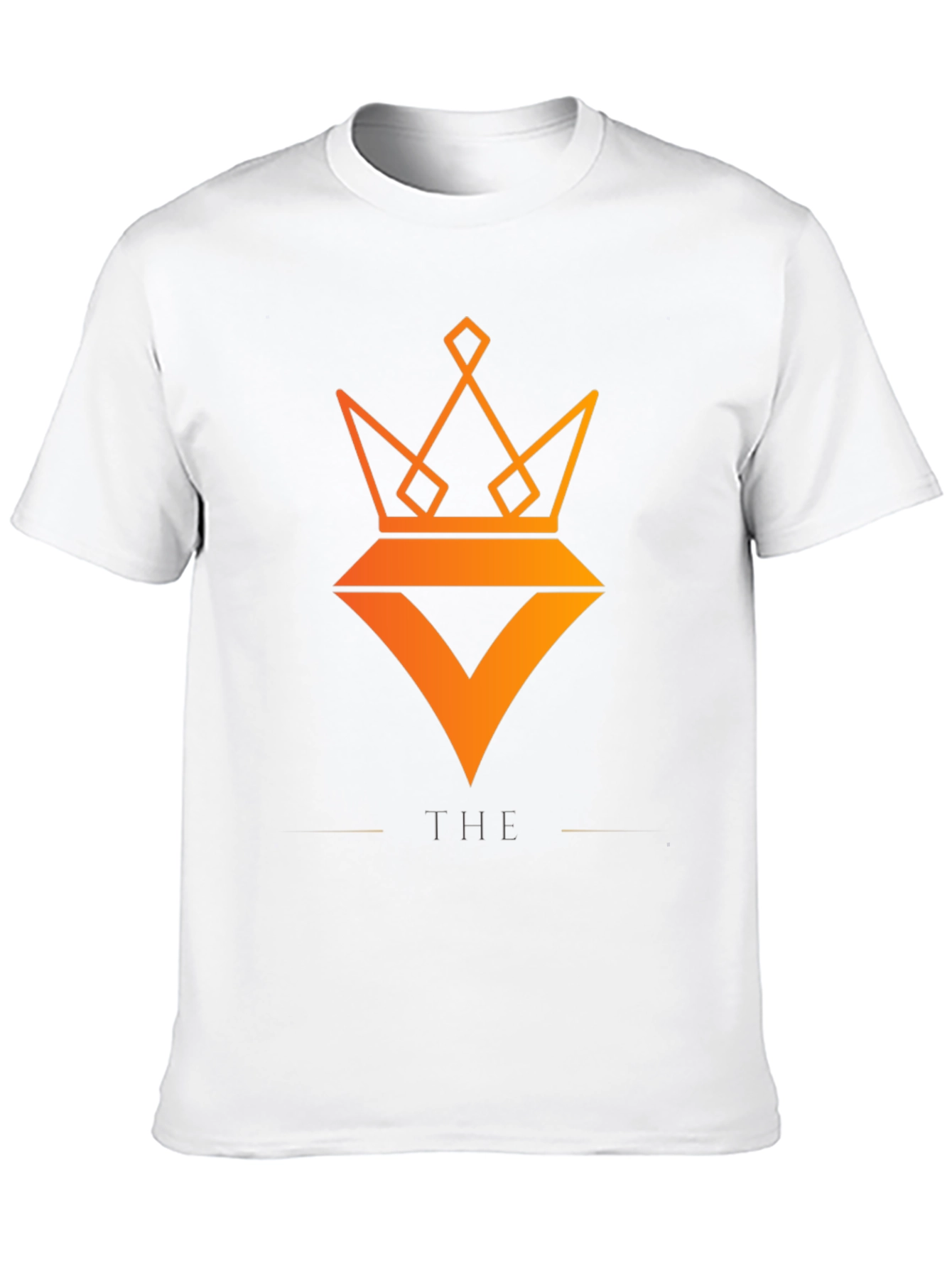 Modern Crown Graphic Black T-Shirt