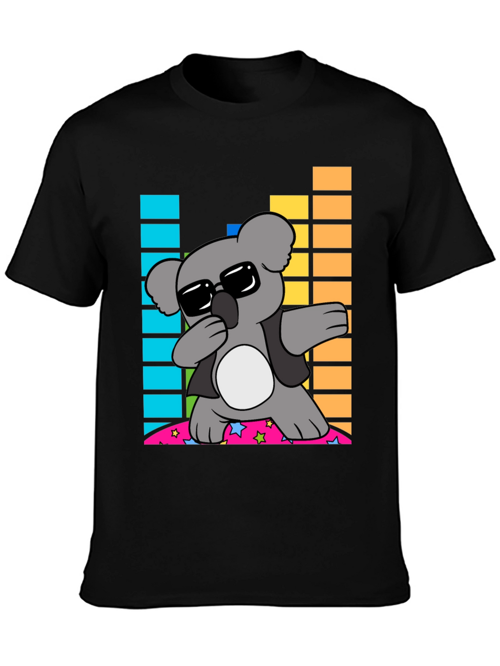 Dabbing Koala Graphic Tee - Cool Cartoon Animal Shirt
