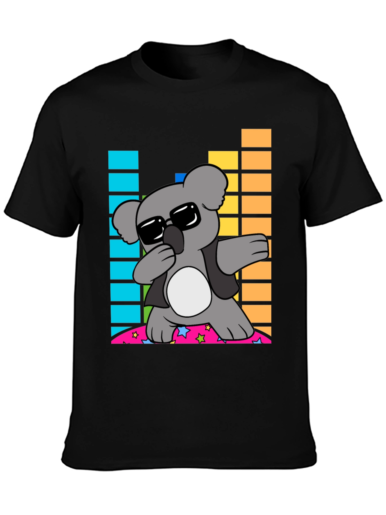 Dabbing Koala Graphic Tee - Cool Cartoon Animal Shirt