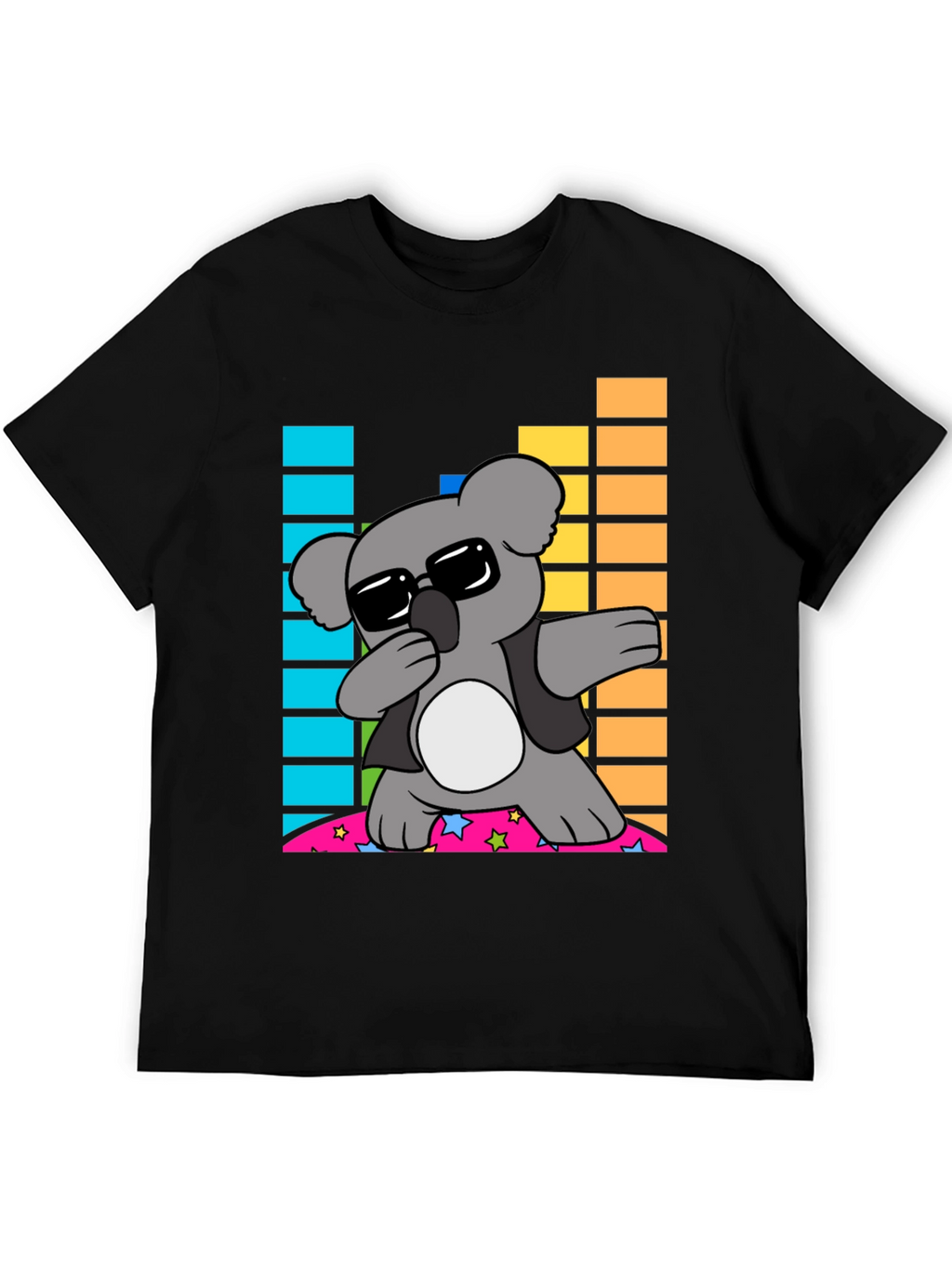 Dabbing Koala Graphic Tee - Cool Cartoon Animal Shirt
