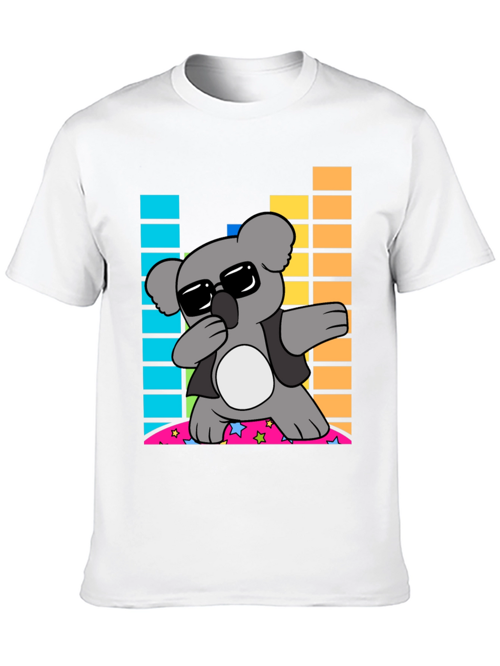 Dabbing Koala Graphic Tee - Cool Cartoon Animal Shirt
