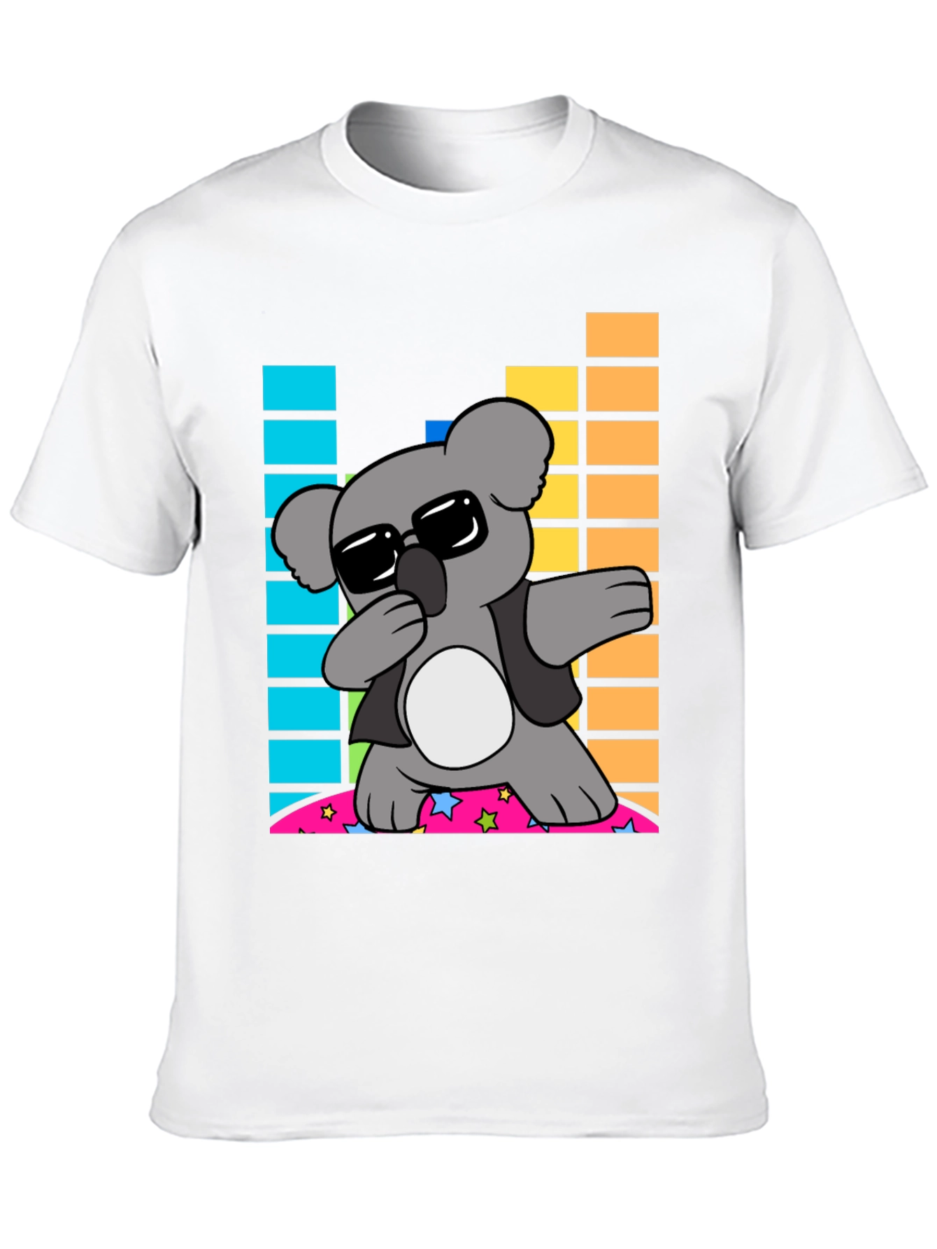 Dabbing Koala Graphic Tee - Cool Cartoon Animal Shirt