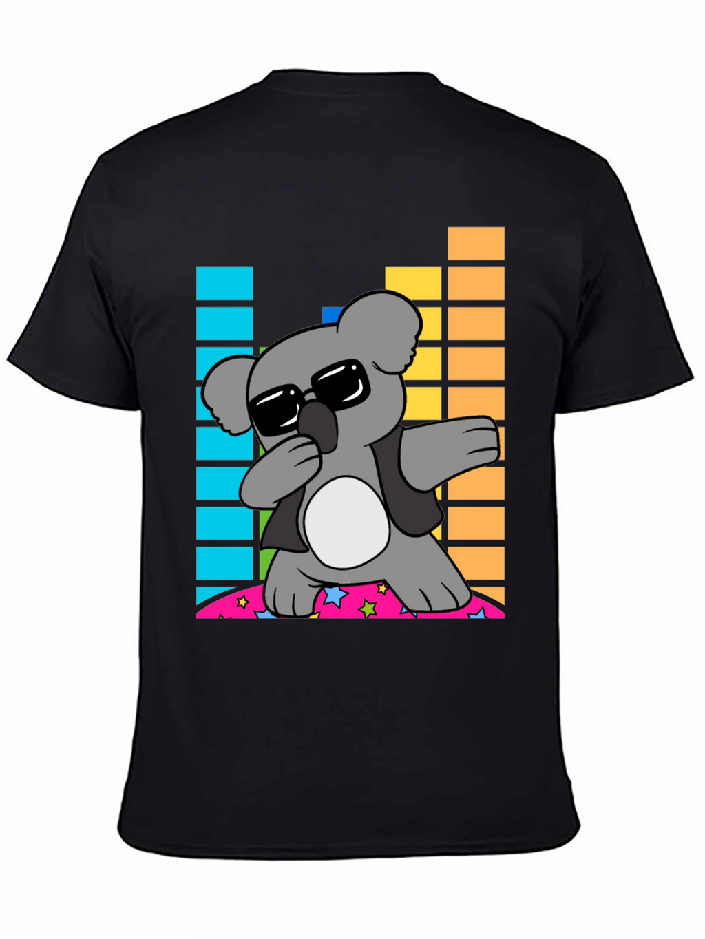 Dabbing Koala Graphic Tee - Cool Cartoon Animal Shirt
