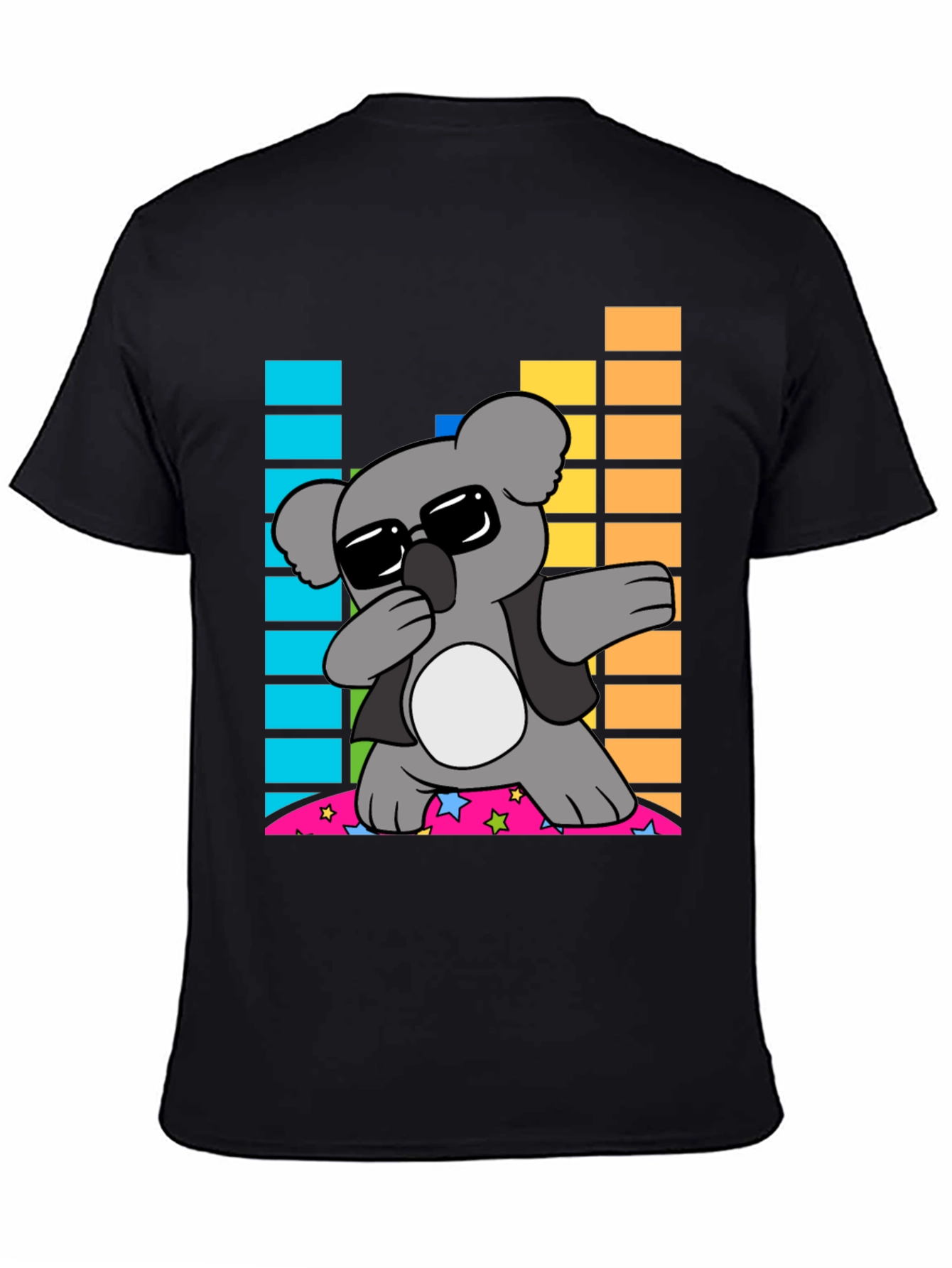 Dabbing Koala Graphic Tee - Cool Cartoon Animal Shirt