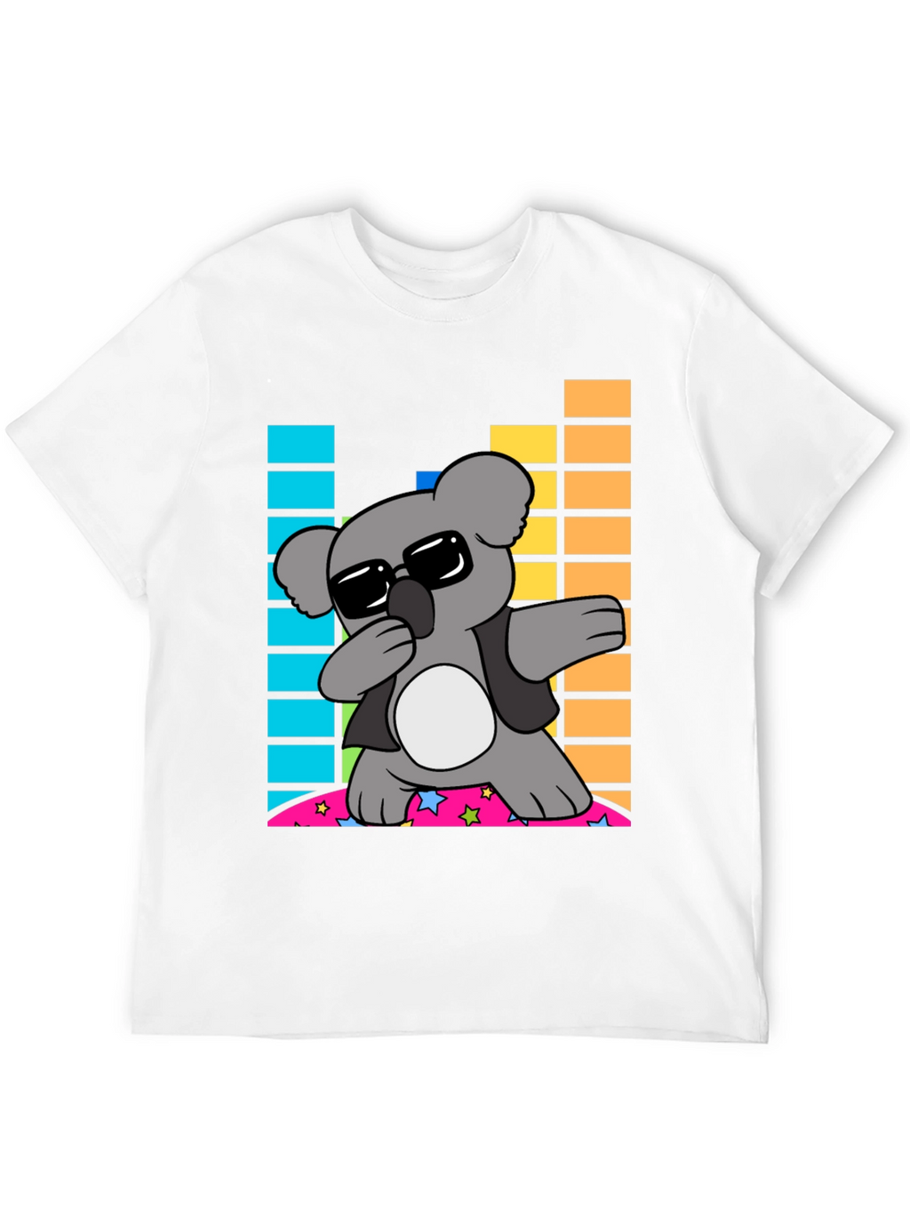 Dabbing Koala Graphic Tee - Cool Cartoon Animal Shirt