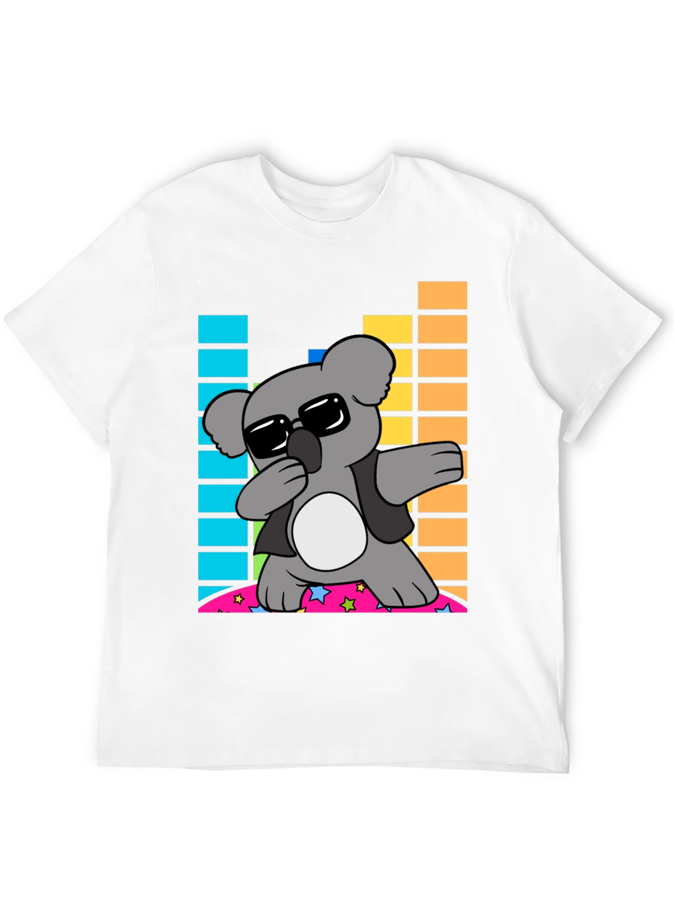 Dabbing Koala Graphic Tee - Cool Cartoon Animal Shirt