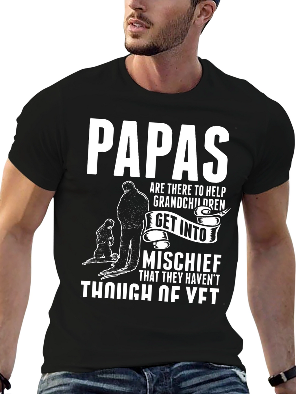 Papas Mischief Grandchildren T-Shirt
