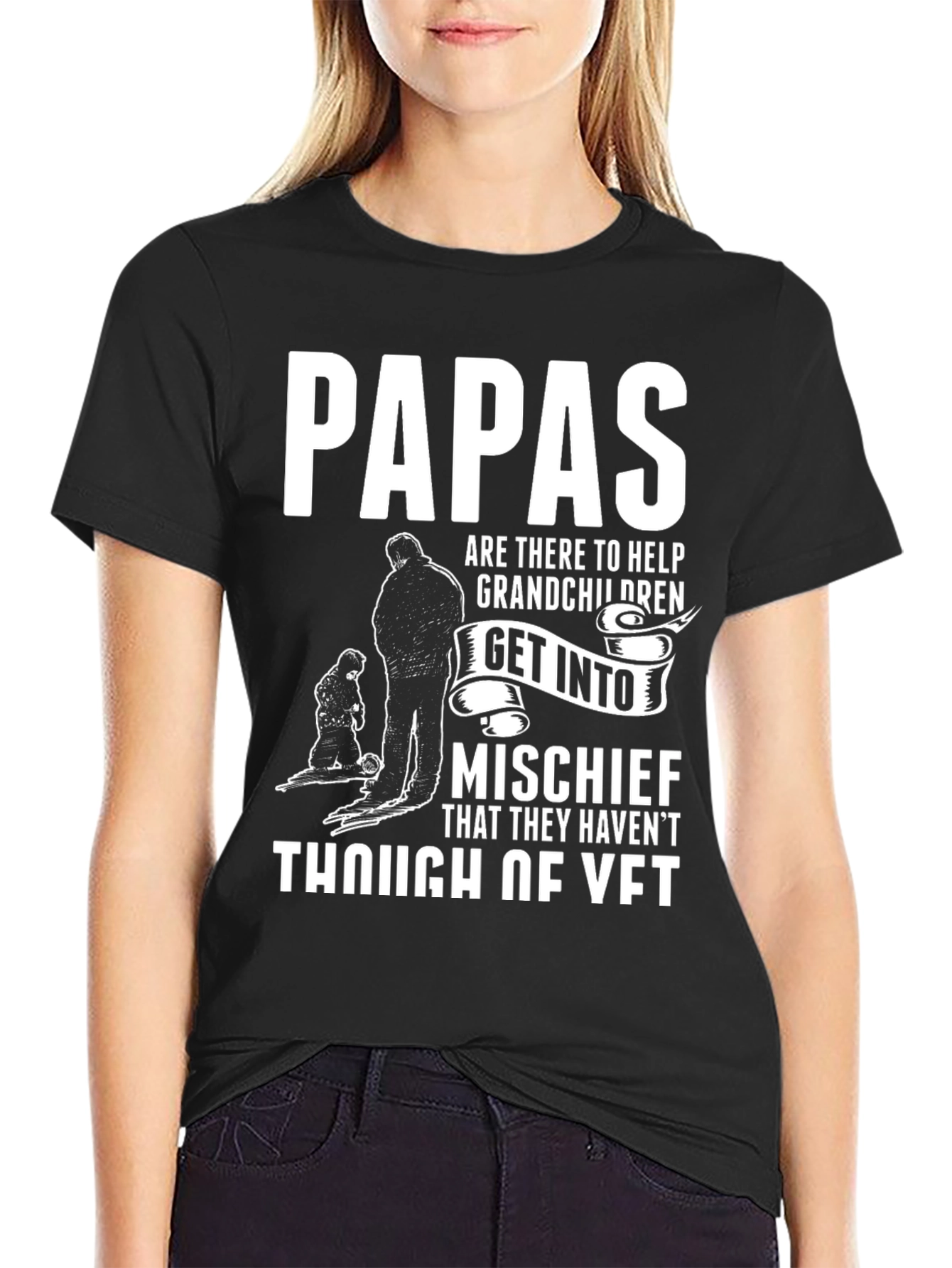 Papas Mischief Grandchildren T-Shirt