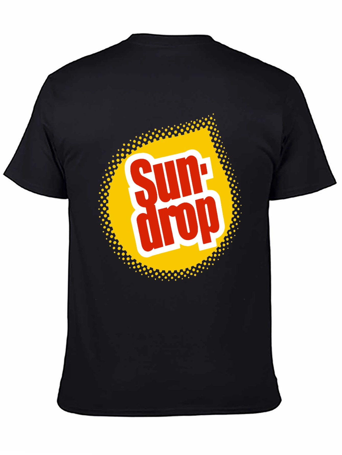 Sun Drop Logo Black T-Shirt Retro Soda Tee