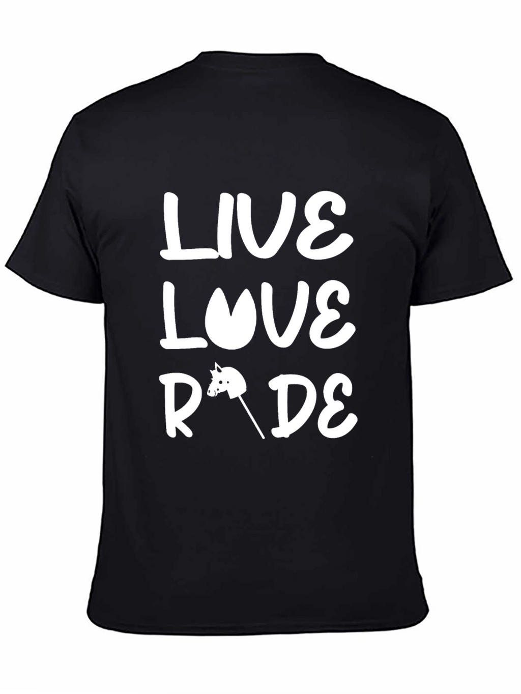 Live Love Ride Black Graphic Tee