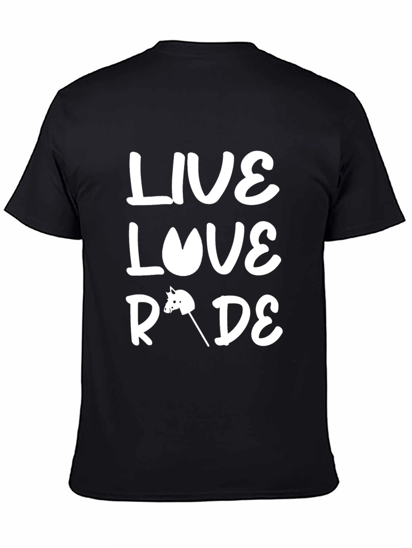 Live Love Ride Black Graphic Tee
