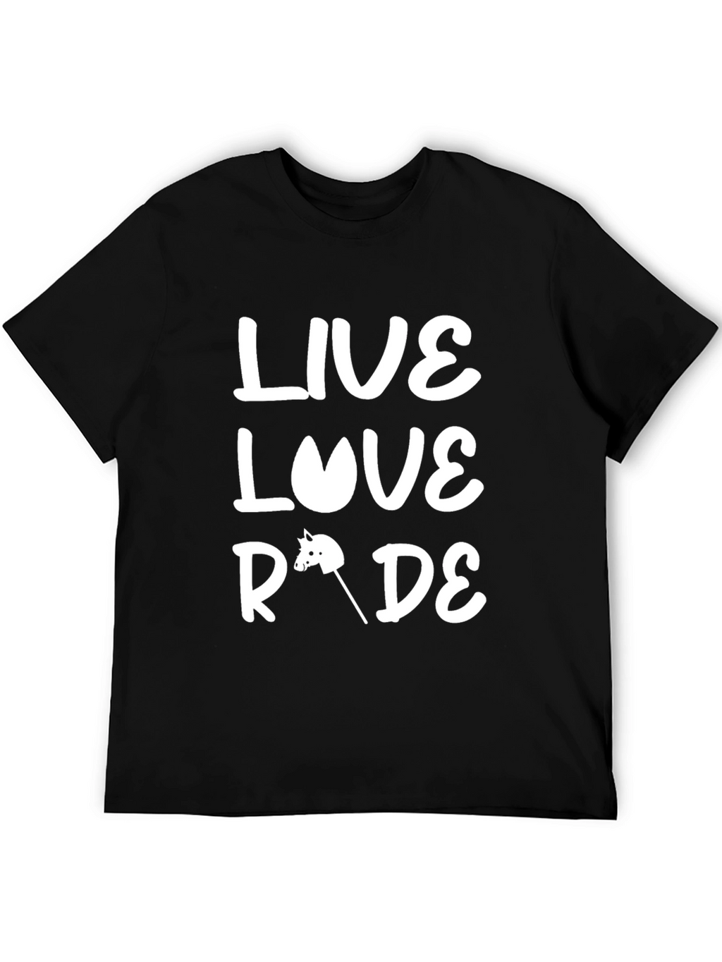 Live Love Ride Black Graphic Tee