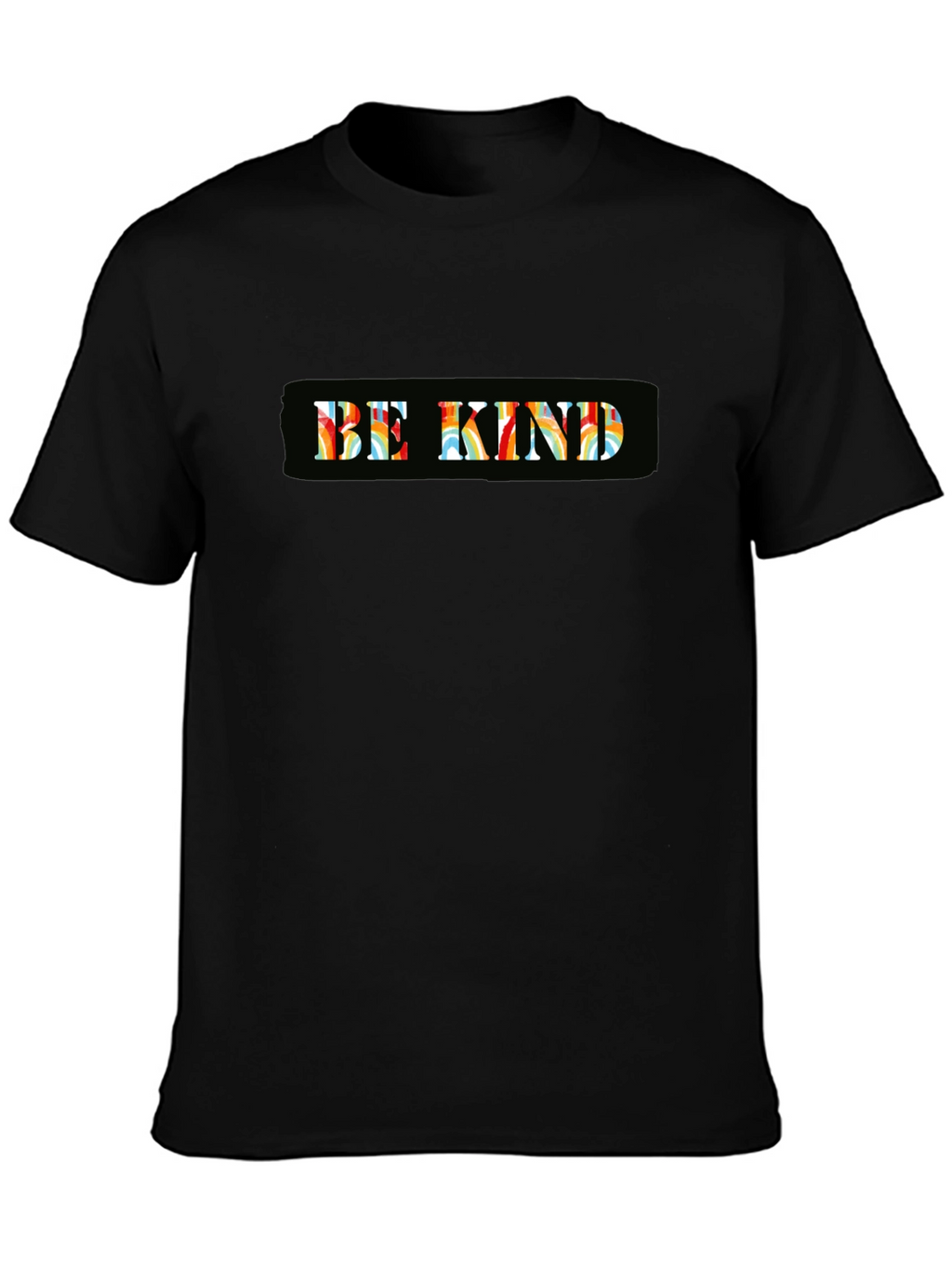 Be Kind Graphic Tee - Soft Cotton Black T-Shirt