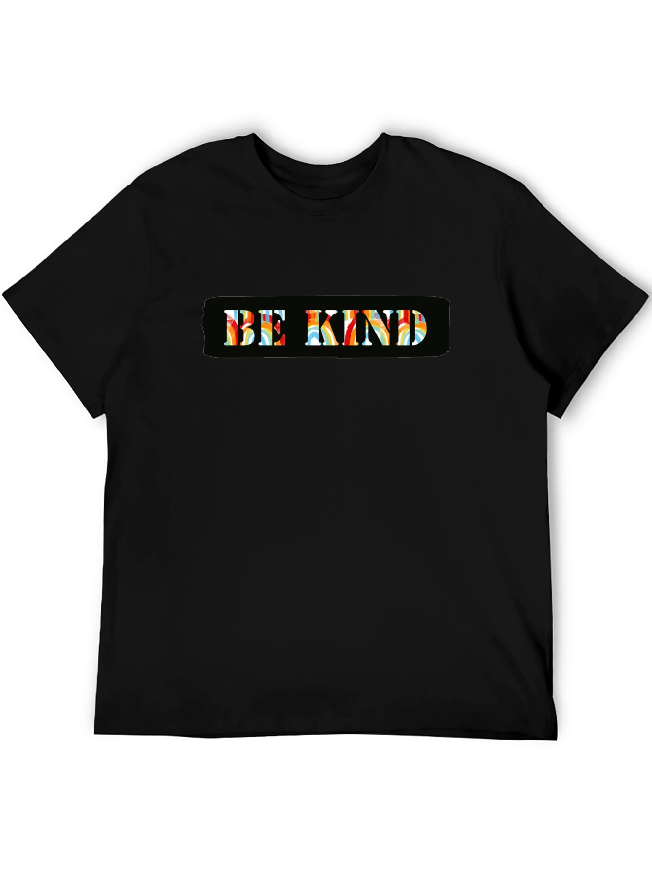 Be Kind Graphic Tee - Soft Cotton Black T-Shirt
