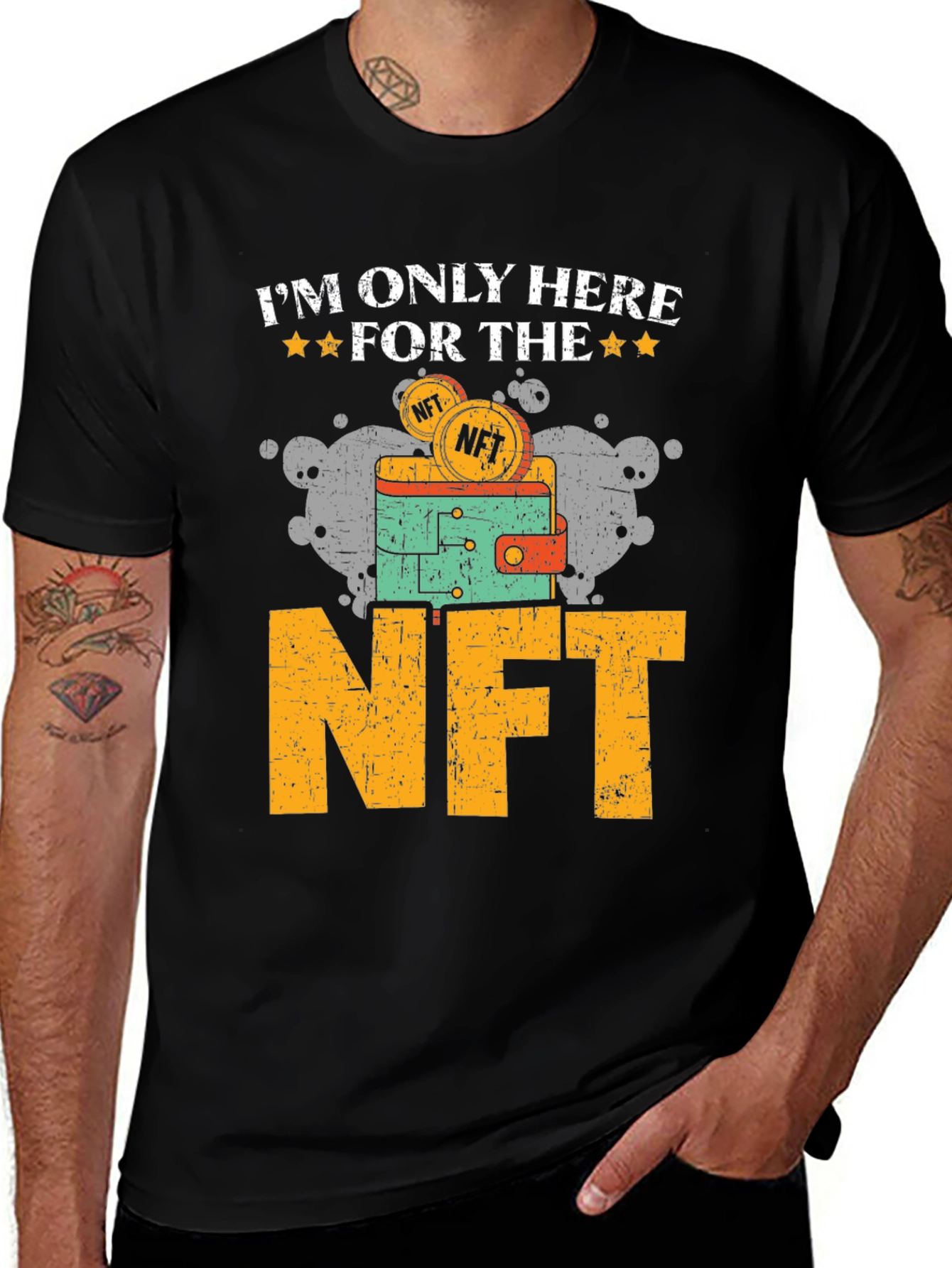 Im Only Here For The NFT T-Shirt