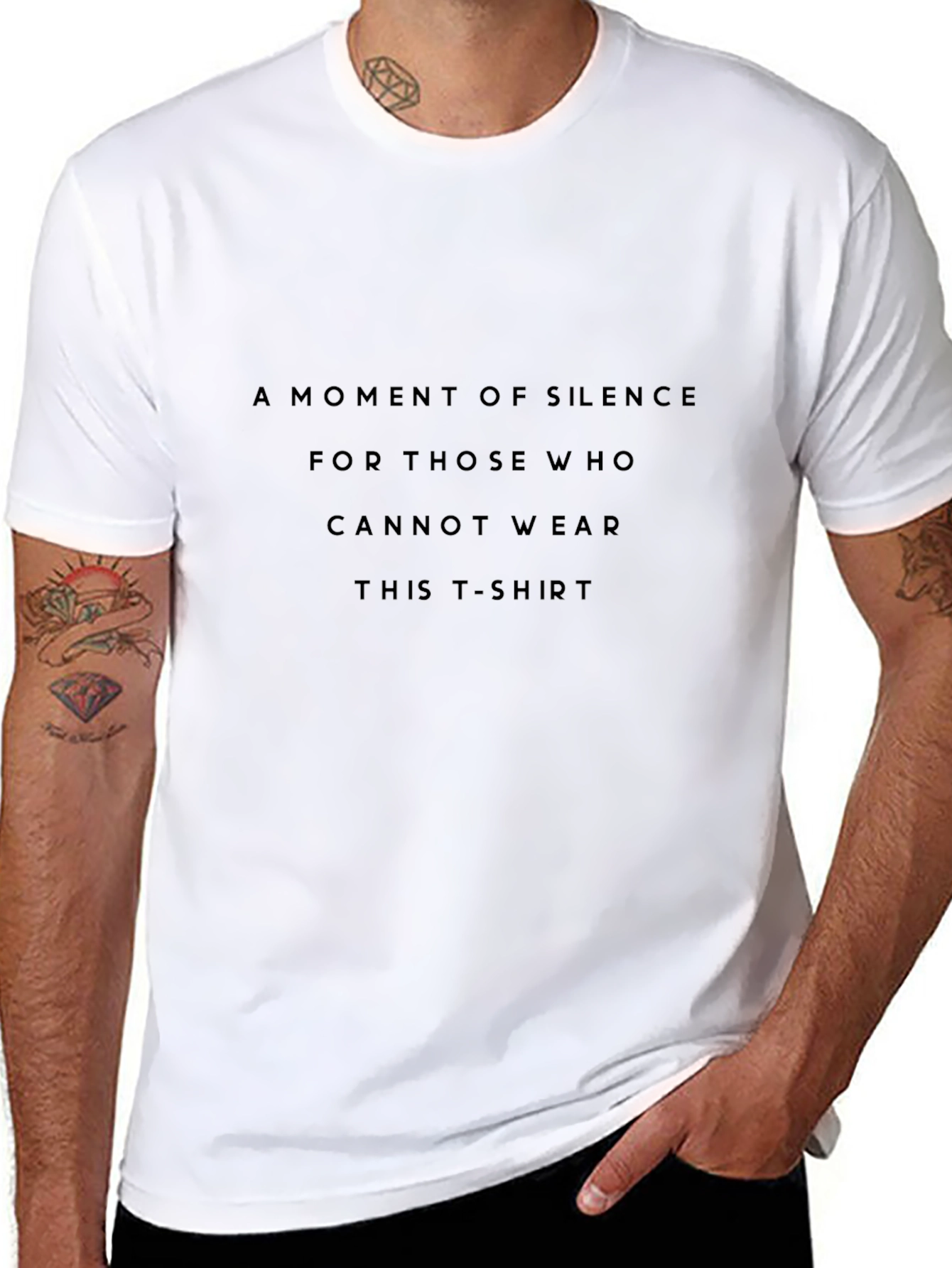 A Moment of Silence T-Shirt - Bold Statement Tee