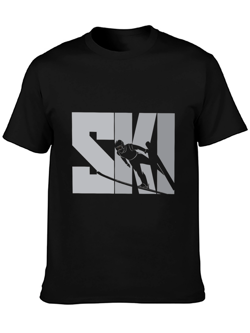 Stylish Skiing T-Shirt - Sporty Design