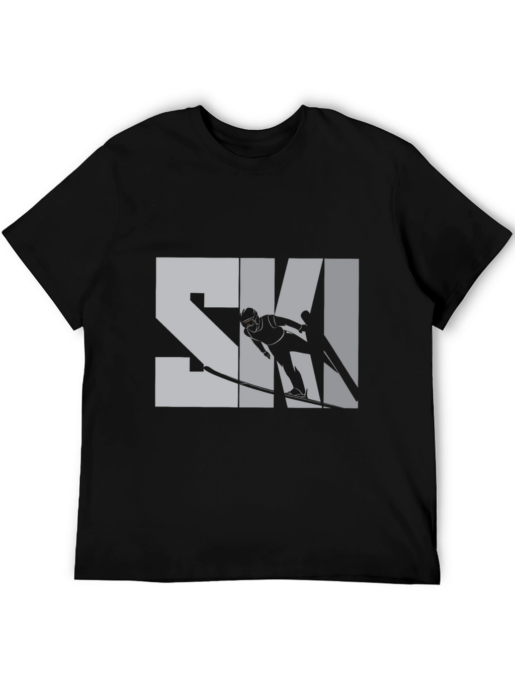 Stylish Skiing T-Shirt - Sporty Design