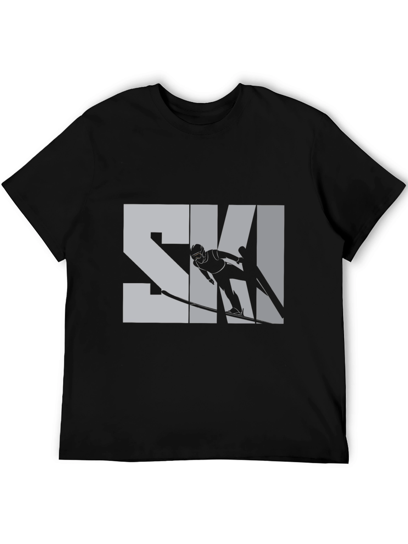 Stylish Skiing T-Shirt - Sporty Design