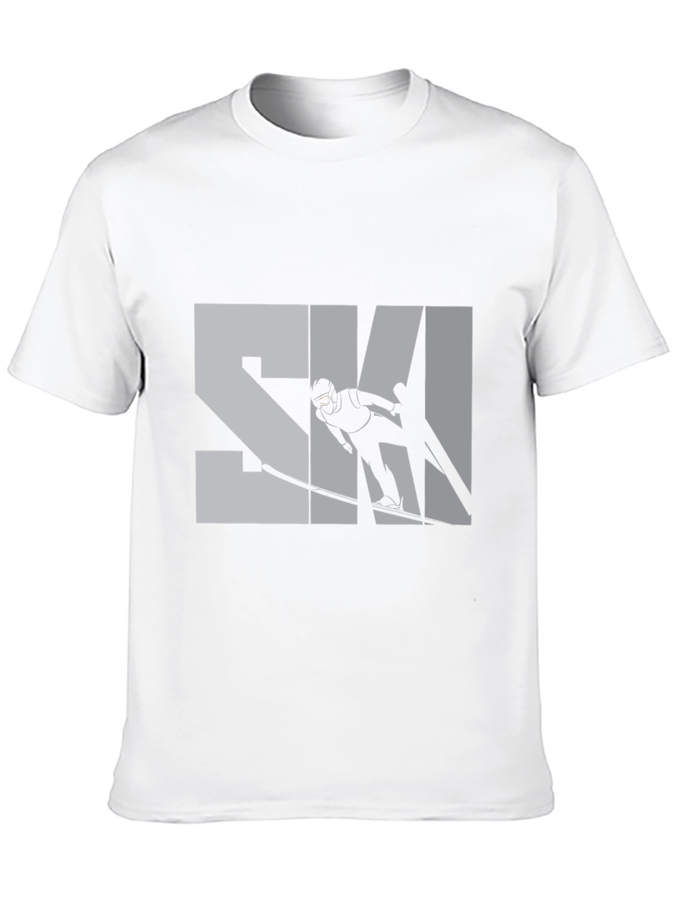 Stylish Skiing T-Shirt - Sporty Design