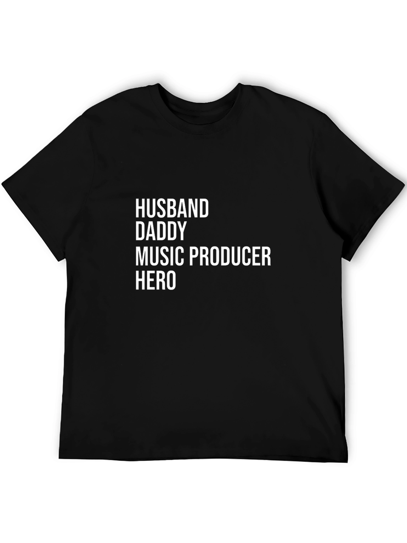 Husband Daddy Music Producer Hero T-Shirt