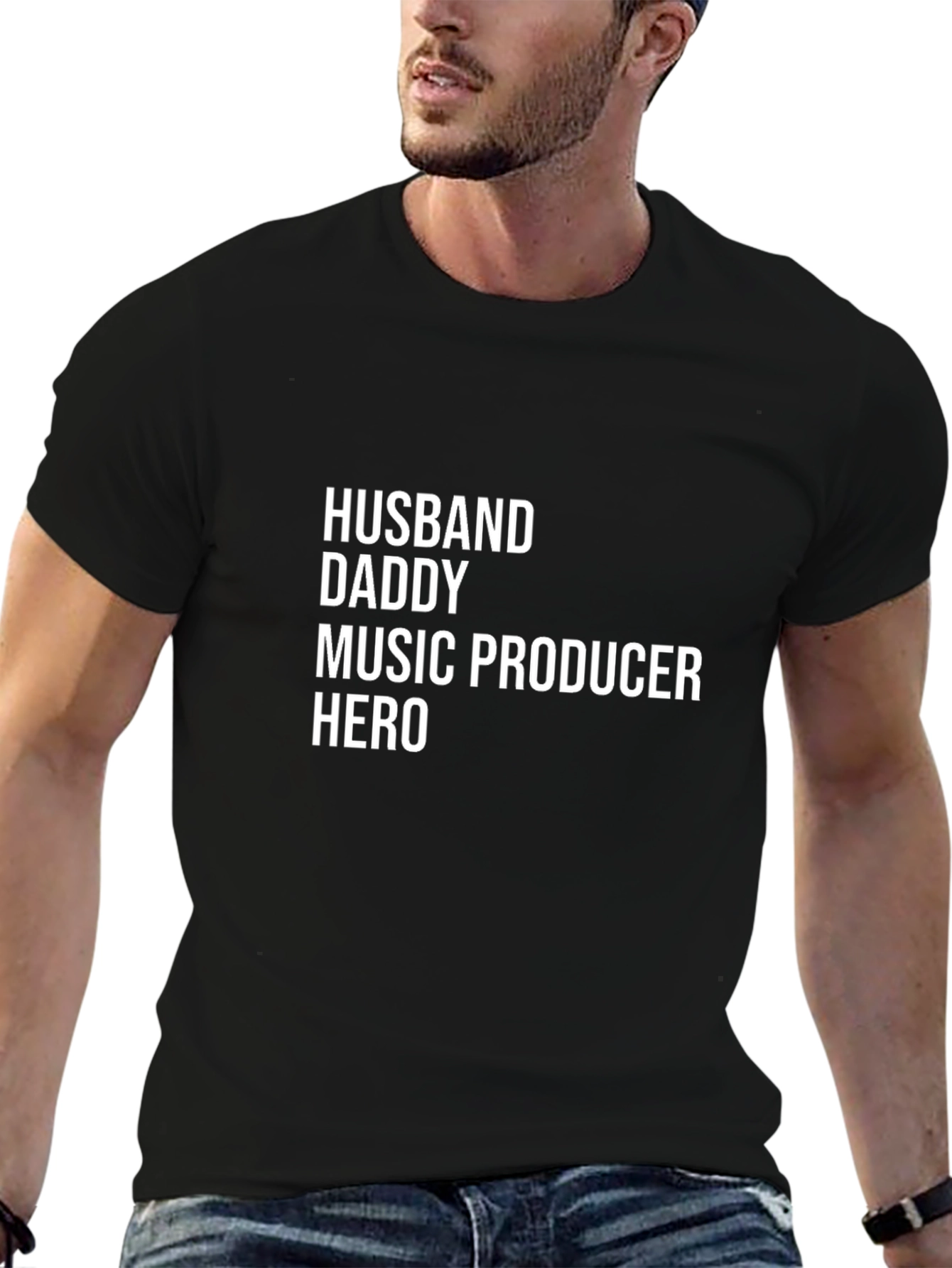 Husband Daddy Music Producer Hero T-Shirt