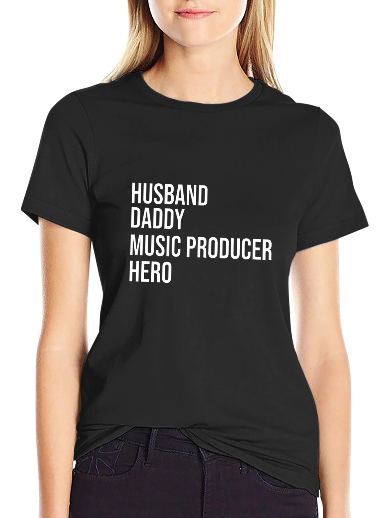 Husband Daddy Music Producer Hero T-Shirt
