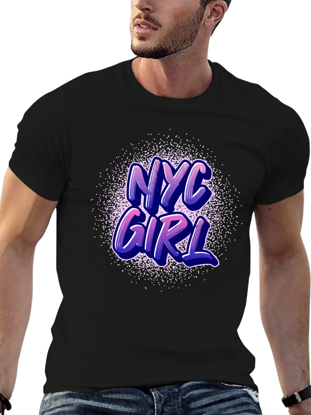 NYC Girl Graphic Tee - Stylish City Vibes