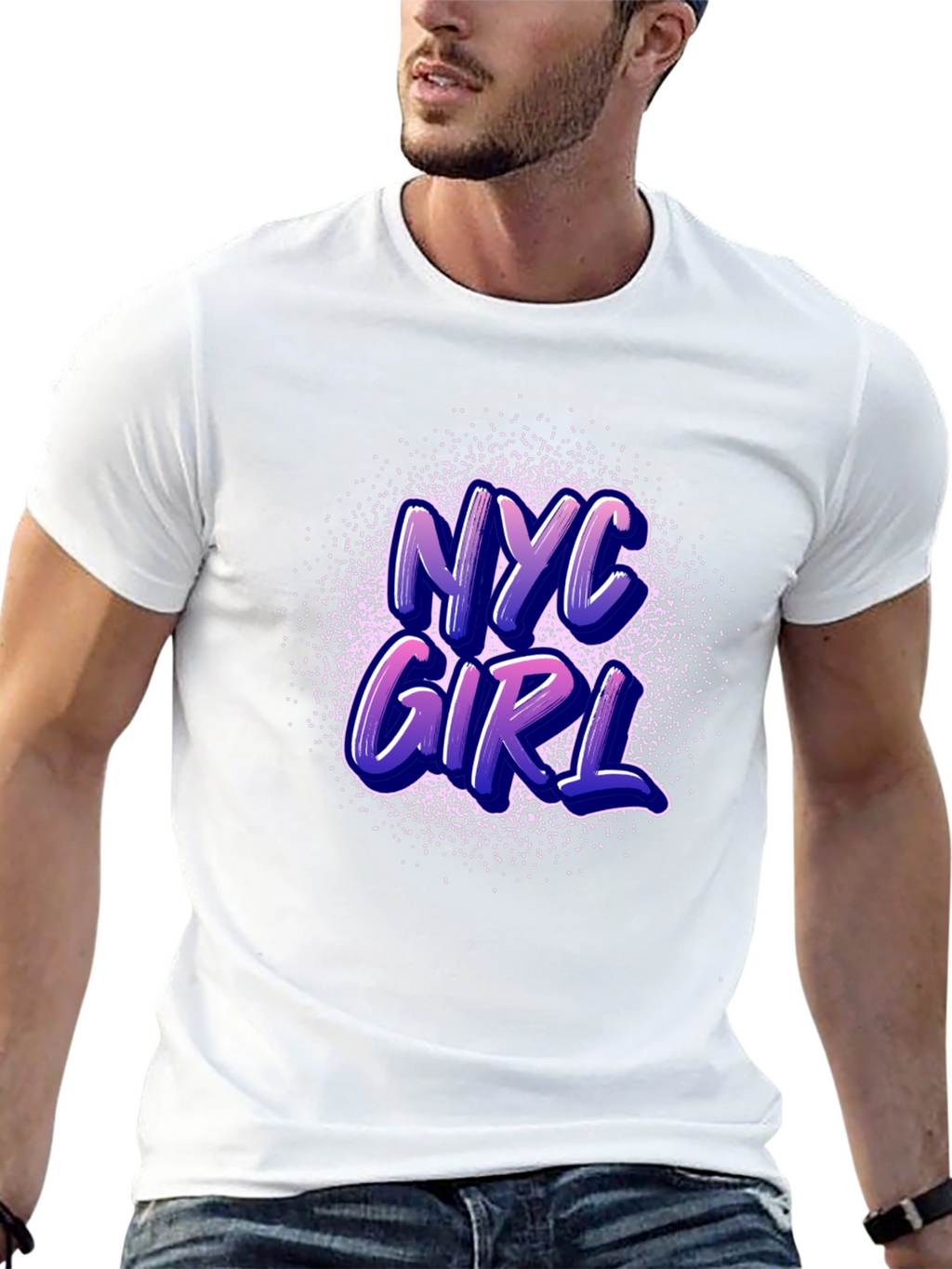NYC Girl Graphic Tee - Stylish City Vibes
