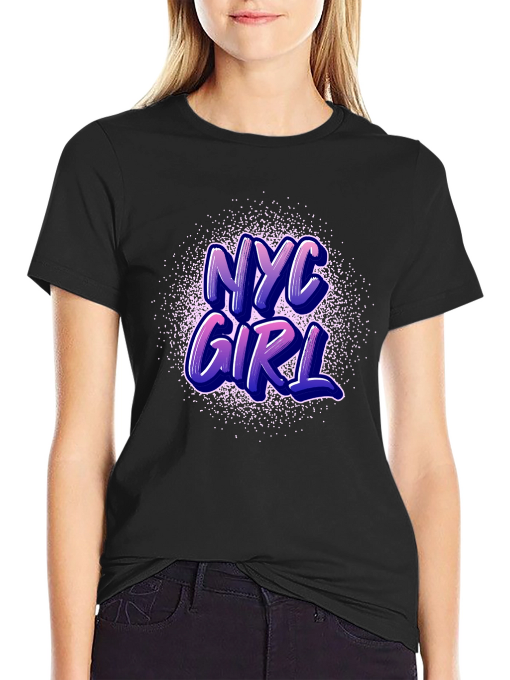 NYC Girl Graphic Tee - Stylish City Vibes