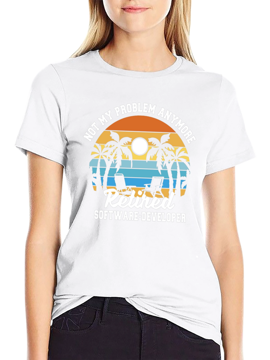 Retired Software Developer T-Shirt: Not My Problem Anymore!