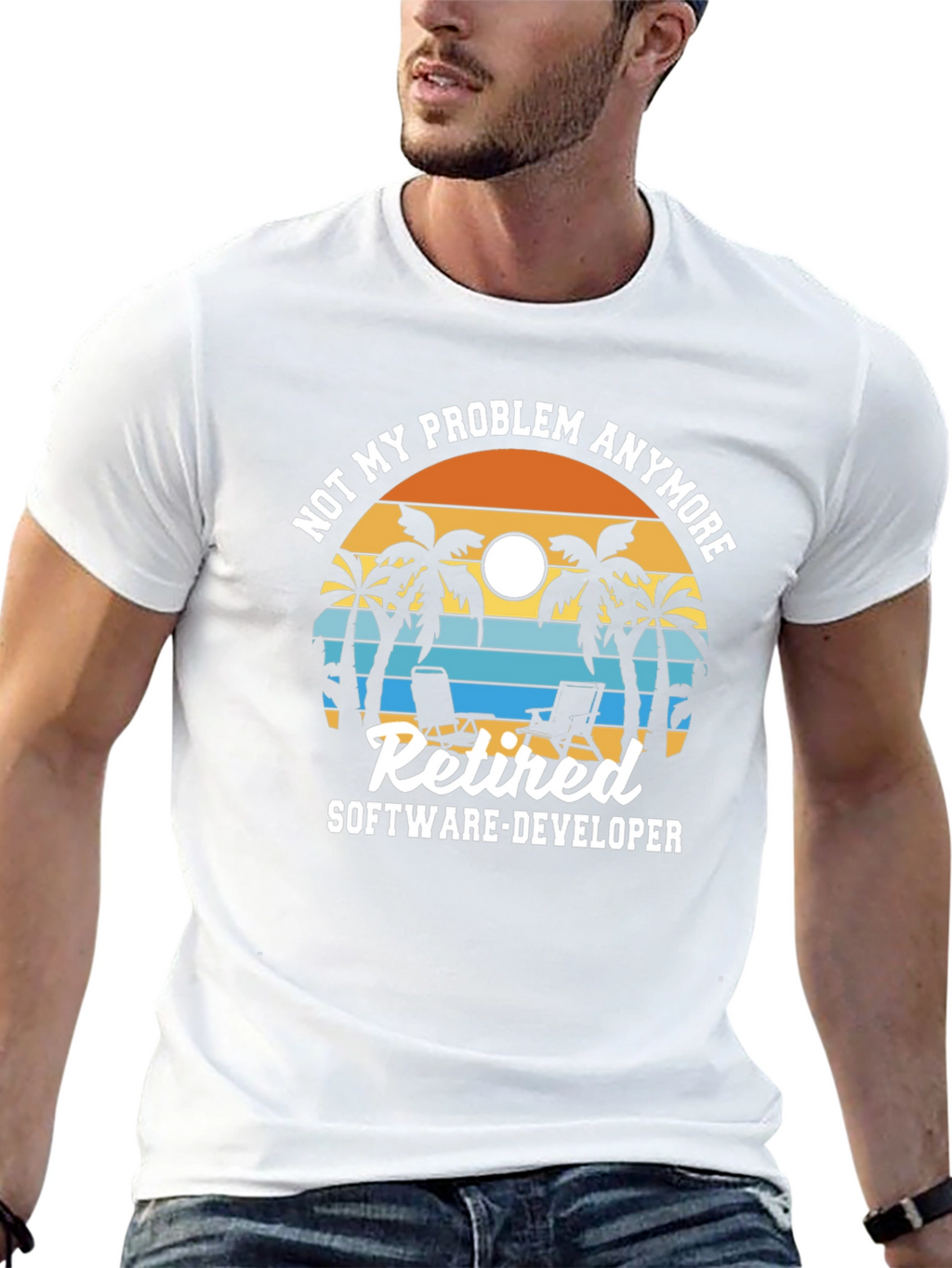 Retired Software Developer T-Shirt: Not My Problem Anymore!