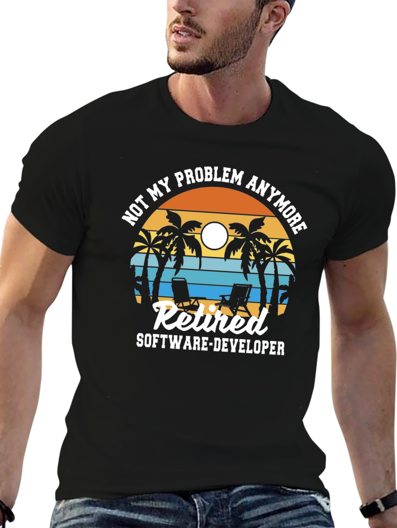 Retired Software Developer T-Shirt: Not My Problem Anymore!