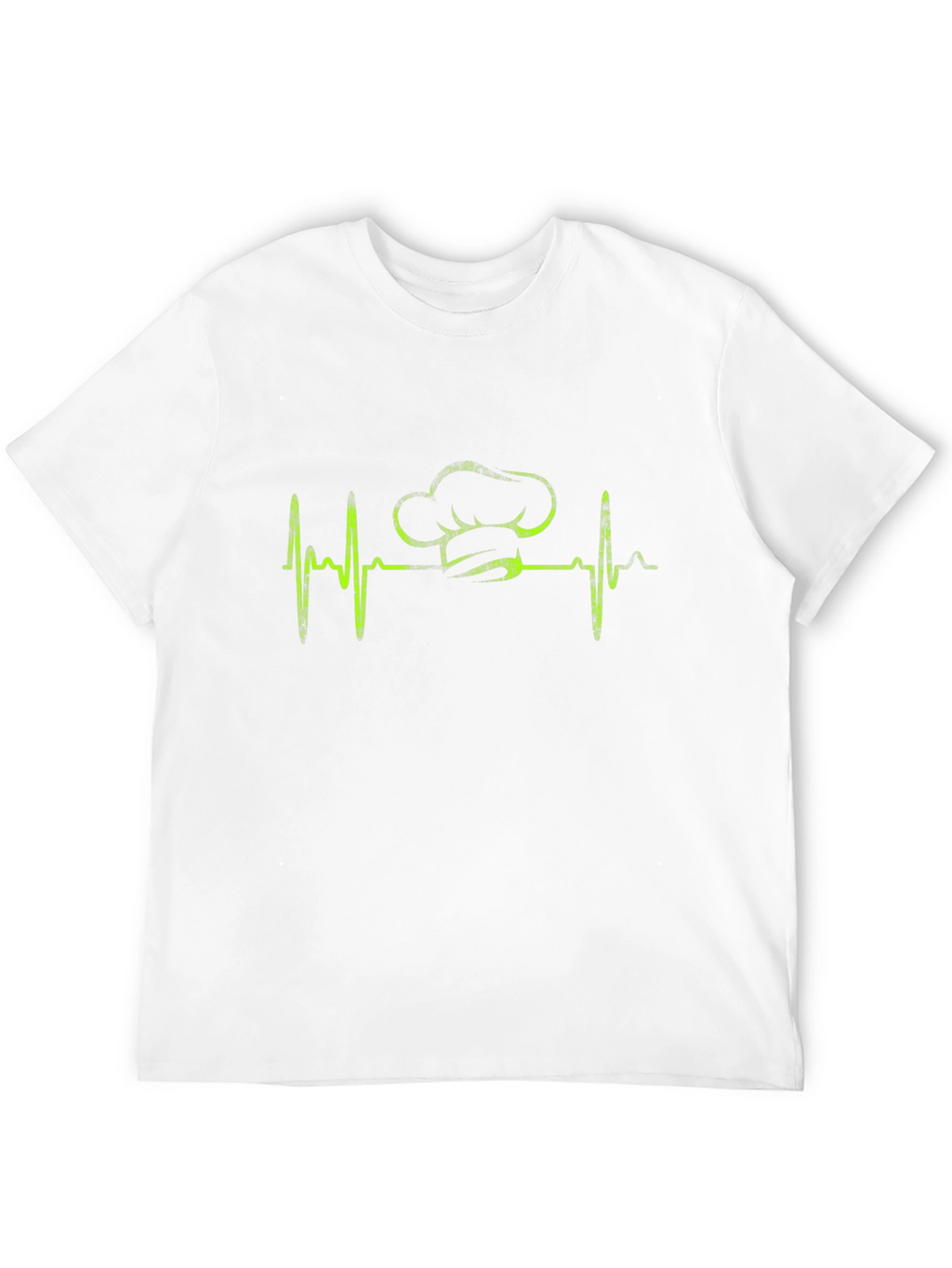 Chef Heartbeat T-Shirt - Black Cotton Cook Tee